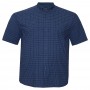 Синя бавовняна чоловіча сорочка великих розмірів BIRINDELLI (ru05241775)