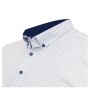 Белая стрейчевая мужская рубашка больших размеров BIRINDELLI (ru05256224)