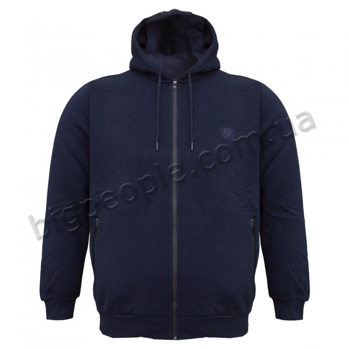 Толстовка большого размера DEKONS  (ba01050963) тёмно-синего цвета