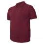 Чоловіча футболка polo великого розміру GRAND CHEFF. Колір бордовий. (fu01084541)