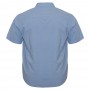 Синяя офисная мужская рубашка больших размеров BIRINDELLI (ru05166551)