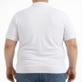 Мужское polo АННЕКС большого размера. Цвет белый. Низ изделия на манжете. (fu01958372)