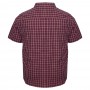 Бордовая льняная мужская рубашка больших размеров BIRINDELLI (ru05112907)