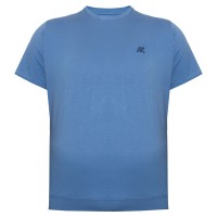 Мужская футболка ANNEX для больших людей. Цвет голубой. Ворот полукруглый. (fu01833342)