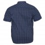 Оригинальная мужская рубашка с синей клеткой ANNEX (ru00374554)