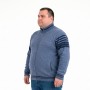 Синяя теплая кофта большого размера TURHAN (ba01171882)