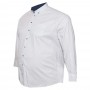Белая мужская рубашка больших размеров BIRINDELLI (ru00579005)