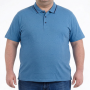 Мужское polo АННЕКС большого размера. Цвет синий. Низ изделия прямой. (fu01975331)