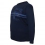 Футболка чоловіча з довгим рукавом POLO PEPE великого розміру. Колір темно-синій. Воріт напівкруглий. (fu01333265)