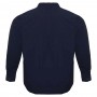 Тёмно-синяя однотонная мужская рубашка BIRINDELLI (ru00682332)