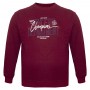 Толстовка великого розміру POLO PEPE (ba00967555) бордового кольору