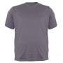 Чоловіча футболка BORCAN CLUB великих розмірів. Колір світло-бузковий. Низ виробу прямій. (fu00609441)