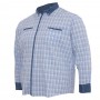 Голубая мужская рубашка больших размеров BIRINDELLI (ru00561918)