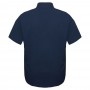 Рубашка мужская тёмно-синяя  большого размера ANNEX (ru05277894)