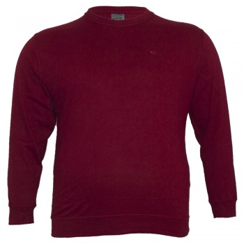 Бордовая футболка (тонкая толстовка) BORCAN CLUB (fu00852429)