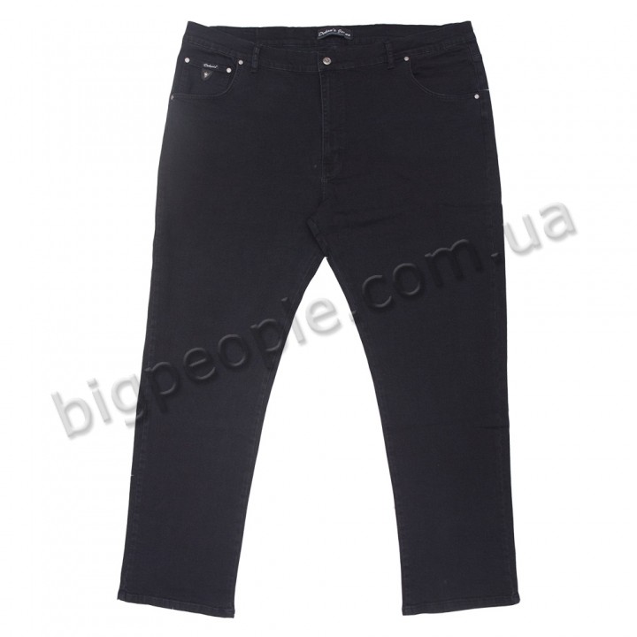 Чоловічі джинси DEKONS для великих людей. Колір чорний. Сезон осінь-весна. (dz00277548)