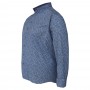Синяя стрейчевая мужская рубашка больших размеров BIRINDELLI (ru00676419)