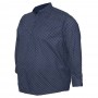 Тёмно-синяя мужская рубашка больших размеров BIRINDELLI (ru00581774)