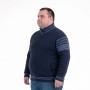 Темно-синяя теплая кофта большого размера TURHAN (ba01170469)