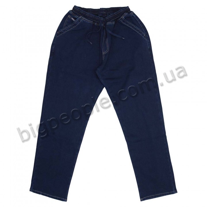 Мужские осенне-весенние джинсы DEKONS большого размера. Цвет тёмно-синий. (DZ00388226)