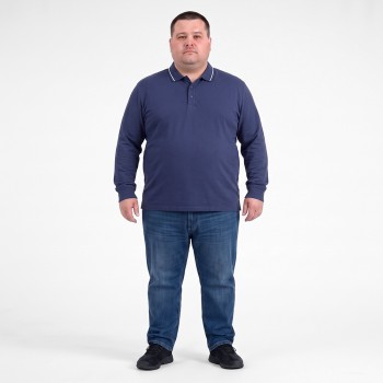 Поло тонкое синего цвета TURHAN (ba01158563)