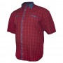 Рубашка мужская БИРИНДЕЛЛИ больших размеров. Цвет красный. (ru00412407)