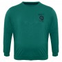 Зеленая мужская футболка с длинным рукавом ANNEX (fu01158007)