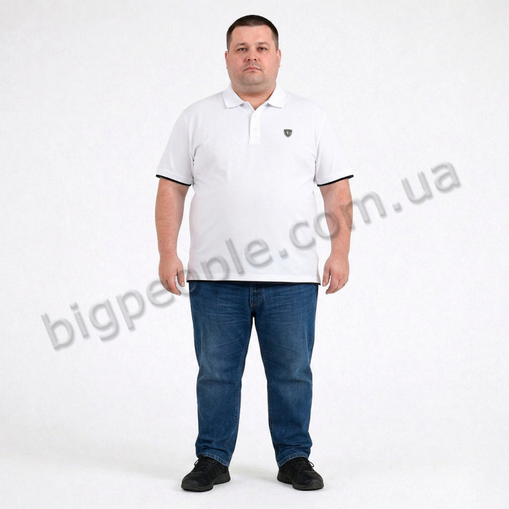 Поло белого цвета TURHAN (fu02026387)