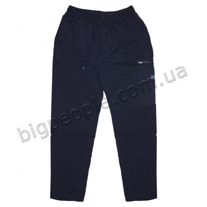 Спортивные брюки большого размера прямые внизу ANNEX (br00099088)