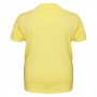 Мужская футболка POLO PEPE для больших людей. Цвет жёлтый. Ворот полукруглый. (fu00734562)