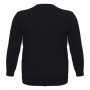 Чорна чоловіча футболка з довгим рукавом ANNEX (fu01435076)