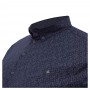 Темно-синяя стрейчевая мужская рубашка больших размеров BIRINDELLI (ru00710775)