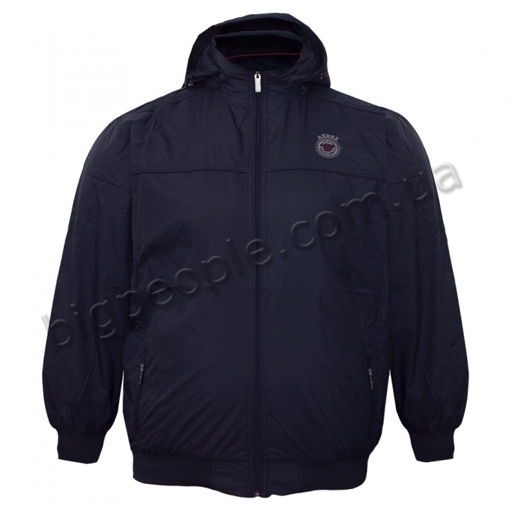 Куртка ветровка мужская ANNEX больших размеров. Цвет тёмно-синий. (ku00443662)