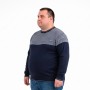 Тёмно-синий джемпер больших размеров TURHAN (ba01164776)