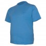 Мужская футболка БОРКАН КЛУБ большого размера. Цвет синий. Ворот полукруглый. (fu00551201)