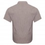 Бежевая льняная мужская рубашка больших размеров BIRINDELLI (ru05225824)