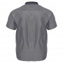 Серая хлопковая мужская рубашка больших размеров BIRINDELLI (ru00494229)