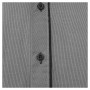 Сіра чоловіча сорочка бавовняна великих розмірів BIRINDELLI (ru05132006)