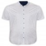 Біла стрейчева чоловіча сорочка великих розмірів BIRINDELLI (ru05148993)