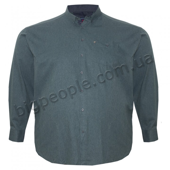 Фланелєва чоловіча сорочка великих розмірів BIRINDELLI (ru00708770)