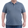 Мужское polo АННЕКС большого размера. Цвет синий. Низ изделия прямой. (fu01981518)