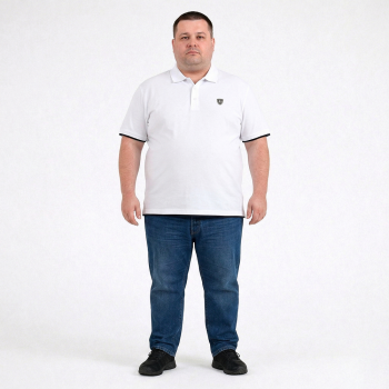 Поло білого кольору TURHAN (fu02026387)