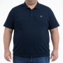 Мужское polo АННЕКС большого размера. Цвет тёмно-синий. Низ изделия на манжете. (fu01954668)