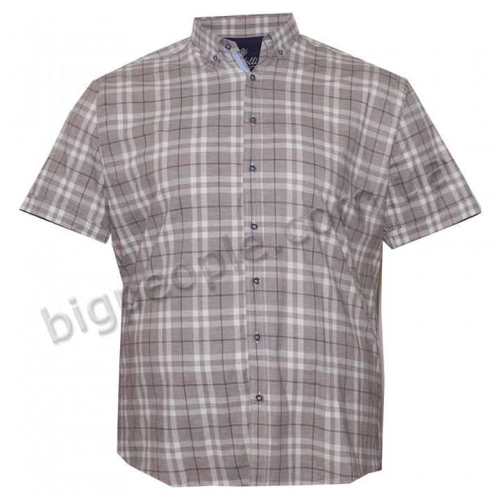 Оригінальна стрейчева чоловіча сорочка великих розмірів CASTELLI (ru05191445)