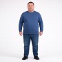 Світшот середньої щільності синього кольору TURHAN (ba01178905)