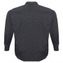 Черная стрейчевая мужская рубашка больших размеров BIRINDELLI (ru00711882)