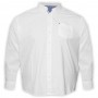 Біла однотонна чоловіча лляна сорочка великих розмірів BIRINDELLI (ru00636997)