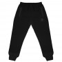 Тёплые спортивные штаны ДЕКОНС большого размера. Цвет чёрный. Модель внизу на манжете. (BR00096905)