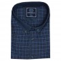 Синя бавовняна чоловіча сорочка великих розмірів BIRINDELLI (ru05241775)