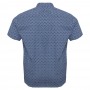 Синя стрейчева чоловіча сорочка великих розмірів BIRINDELLI (ru05118541)